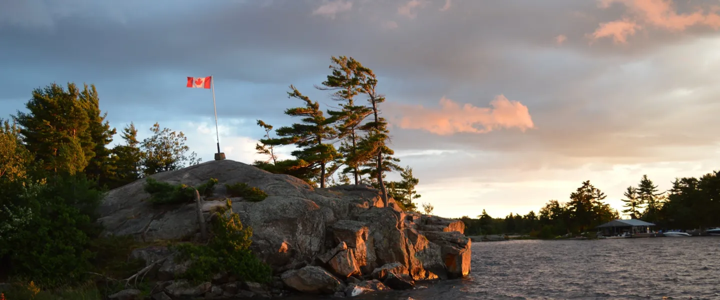 Canadian flag at CQE