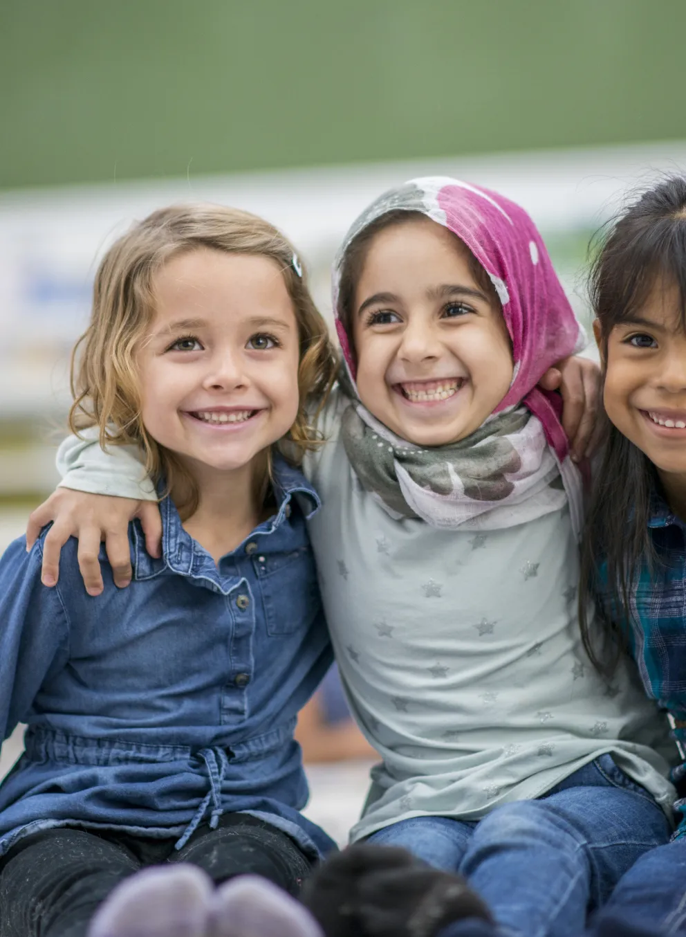Three Children at the YMCA